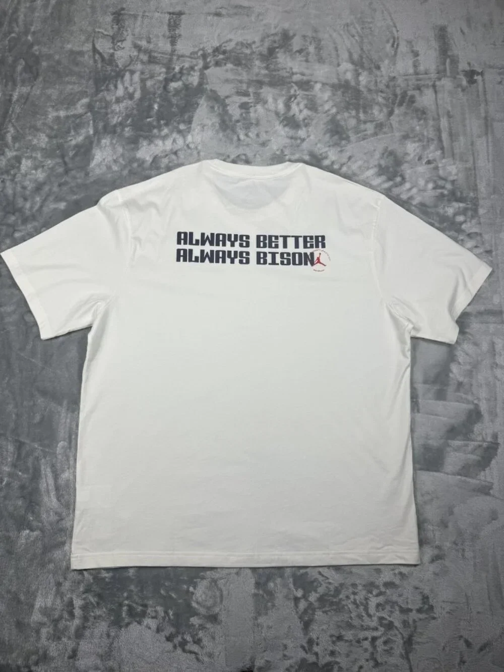 New Jordan Howard University Big Bison Energy Shirt Mens 2XL White IH0533 133